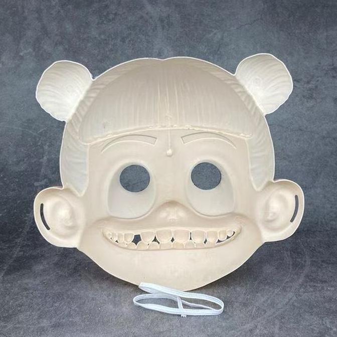 ZHURATMI Topeng Karakter Nezha Aksesori Cosplay Makeup Mainan Kartun Periferal Film Populer Hadiah U