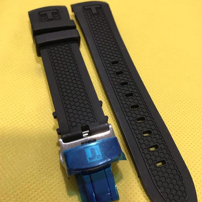 STRAP RUBBER JAM TANGAN TISSOT T-RACE CURVED 22MM