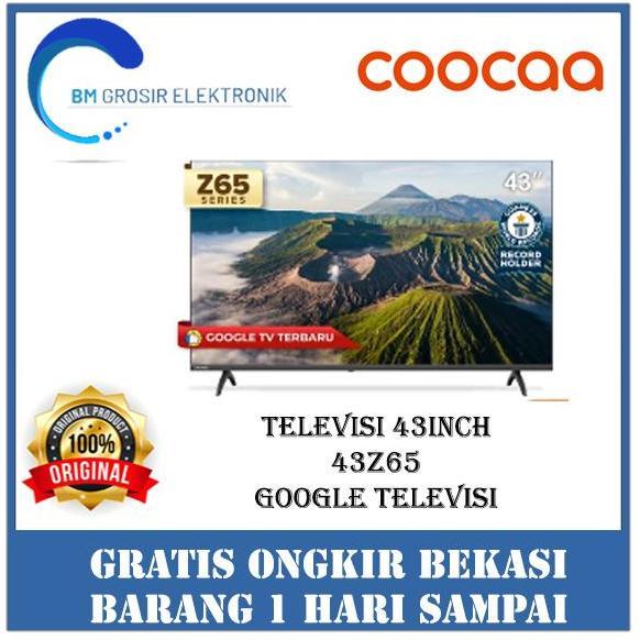 TERLARIS!! COOCAA TV LED 43Z65 TV 43INCH SMART GOOGLE TELEVISI