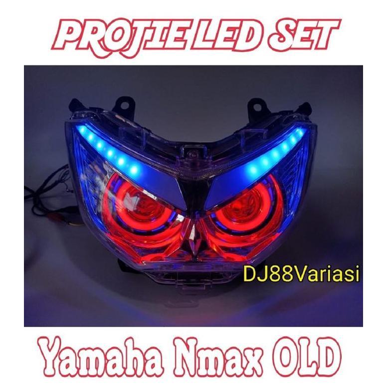 Projie biled yamaha nmax old headlamp set projector lampu utama nmax old
