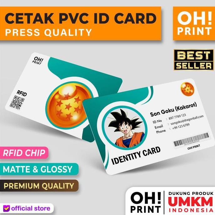 Cetak ID Card Kartu Member PVC Card Custom ID Card Satuan