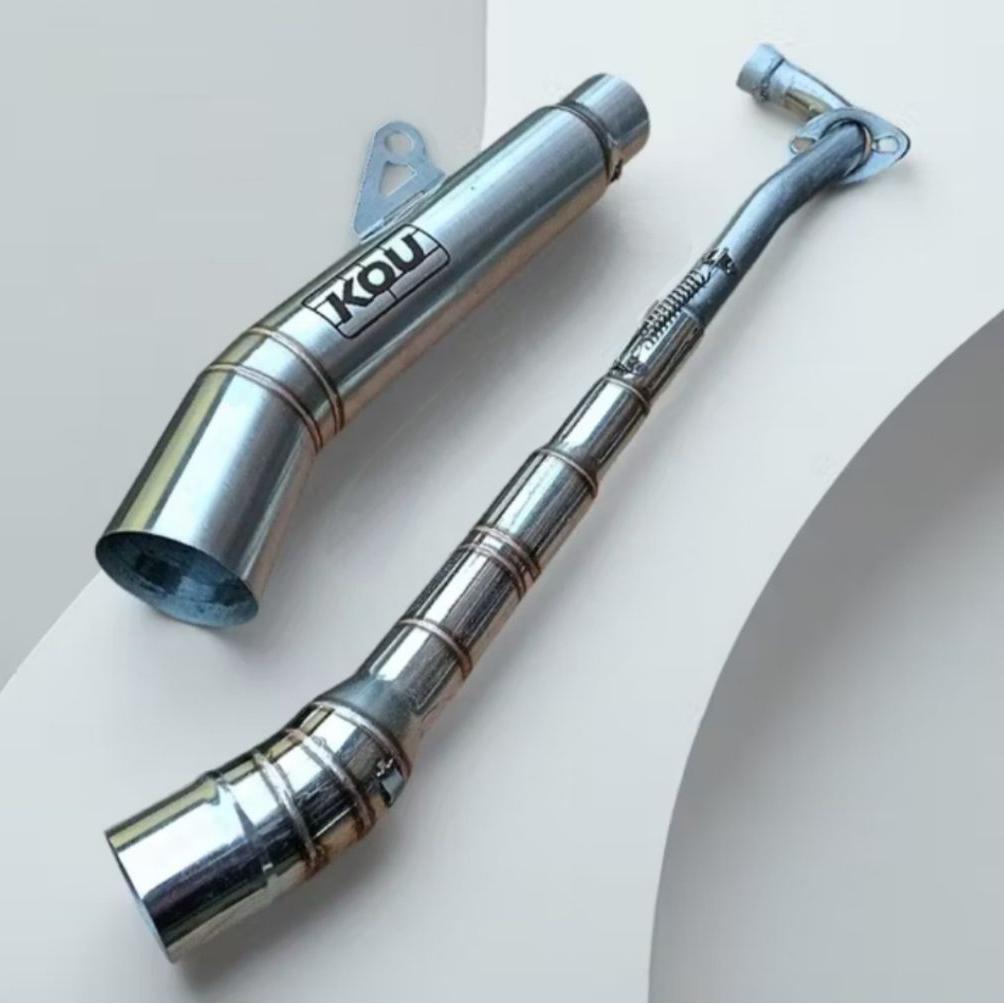MIRAHSTORE KNALPOT RACING KOU MAHACHAI ALL MOTOR BEBEK JUPITER Z, SUPRA 110 125, KARISMA, REVO, VEGA