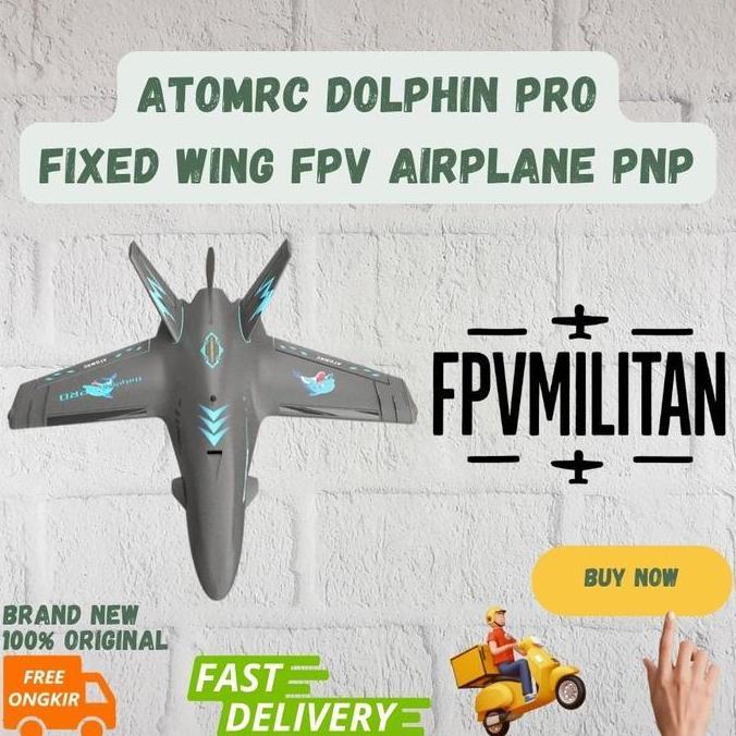TERLARIS ATOMRC DOLPHIN PRO 800MM PNP FIXED WING FPV AIRPLANE VERSION