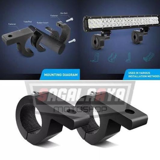 Paket Duromoto M3 saklar ori Relayset Duromoto Bracket lampu Vinyx