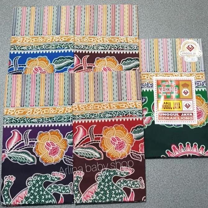 Kain gendong unggul jaya MAHKOTA 90x250 /jarik batik mahkota/ kain gendong bayi/ kain gendong mahkot