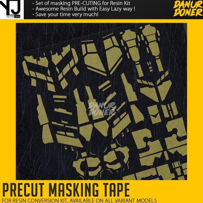 PRECUT MASKING TAPE GUNDAM Resin Dress Kit YJL (Yujiao Land)