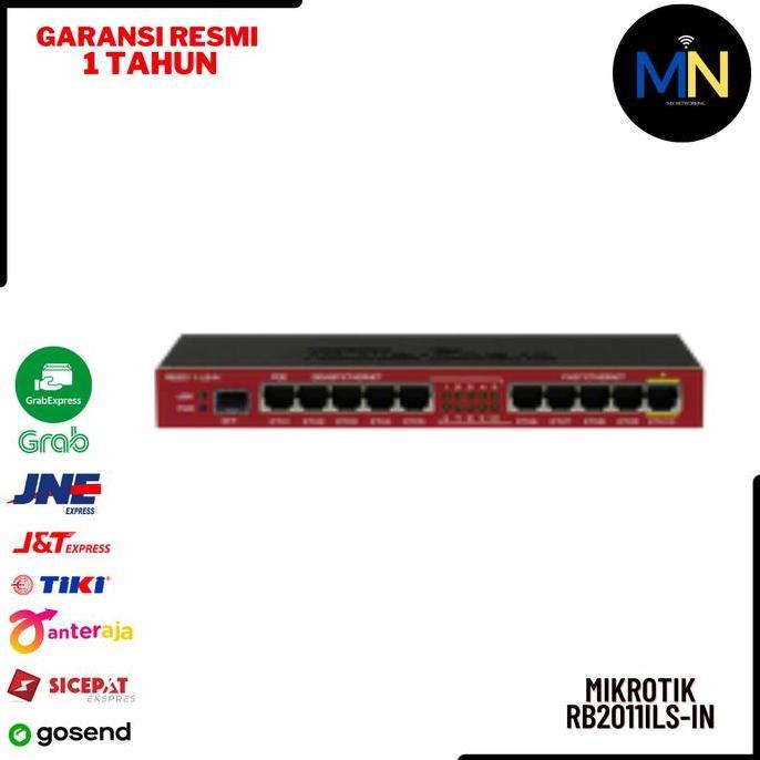 TERLARIS MIKROTIK ROUTERBOARD RB2011ILS-IN (DESKTOP CASE + SFP)