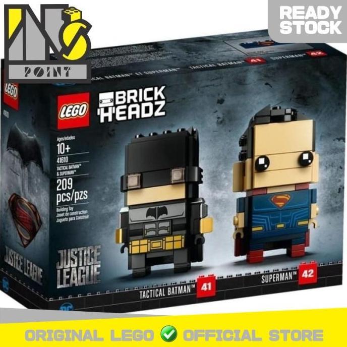 LEGO 41610 - Brickheadz - Tactical Batman & Superman