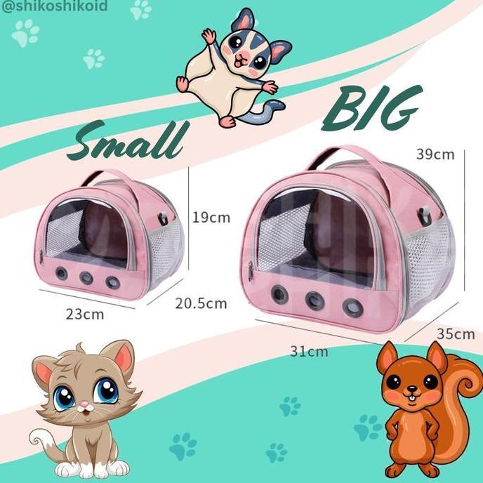 Effort- Bgpet Tas Peliharaan Hewan Kecil Hamster Kelinci Sugarglider Marmut