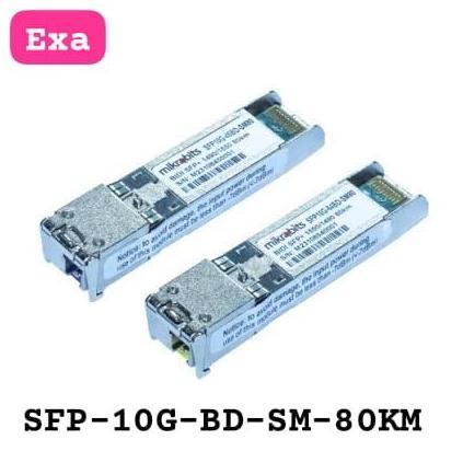 TERLARIS MIKROBITS SFP-10G-BD-SM-80KM , 10G SFP+ BIDI TRANSCEIVER 80KM ( 1 PAIR )