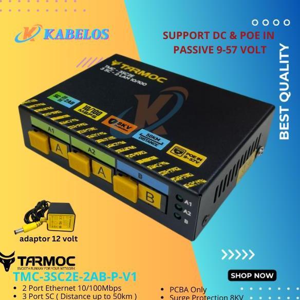 TERLARIS MEDIA CONVERTER 3 PORT FO 2 PORT LAN/ 3 FO 2 LAN / 3 SC 2 RJ45