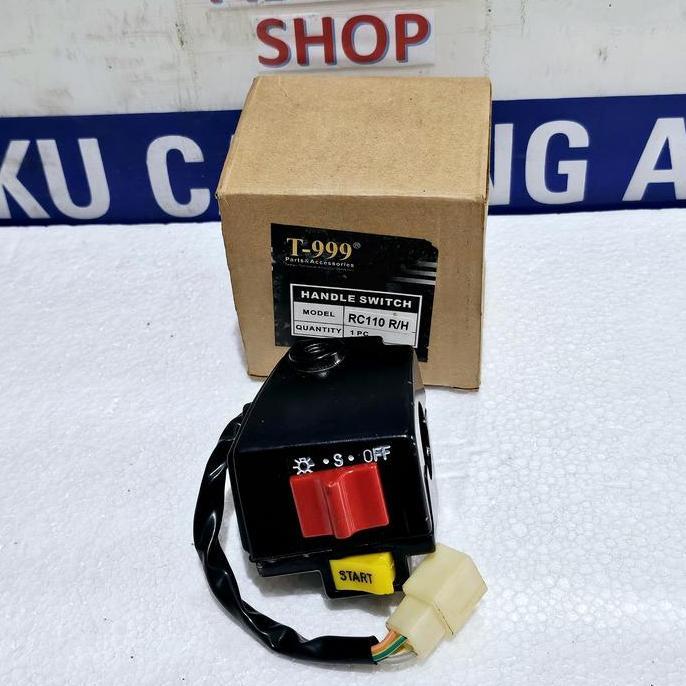 HOLDER SAKLAR STARTER KANAN SUZUKI RC100 BRAVO DK CRYSTAL BUKAN ORI NOS BARU T-999 HEMAT