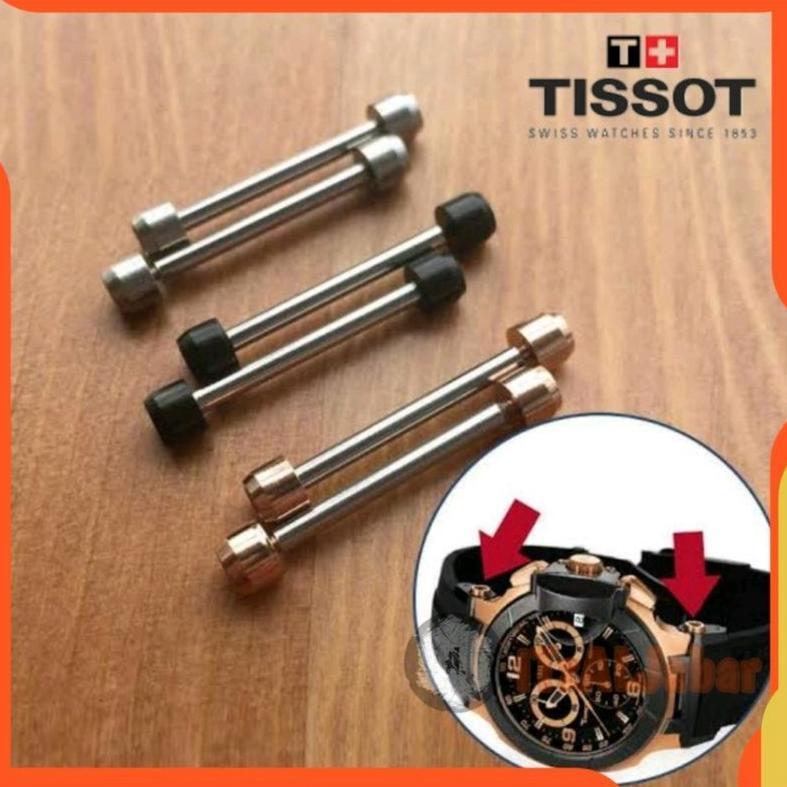 Spring bar pen jam tangan Tissot Trace T-Race T race pengait Tali Jam tangan Tissoti aksesoris jam