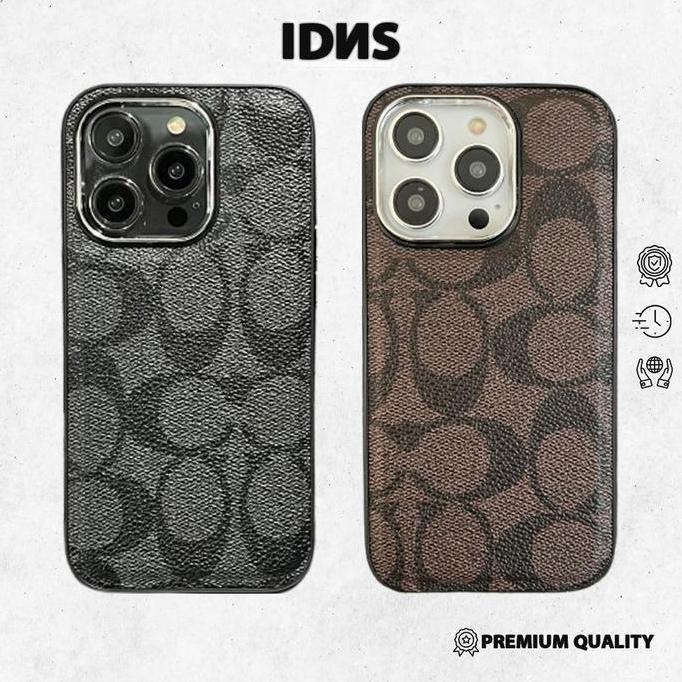 IDNS Hardcase Coach Case Iphone 11 12 13 Pro Max 14 Pro Max 15 Pro Max 16 Pro Max 17 Pro Max SAMD
