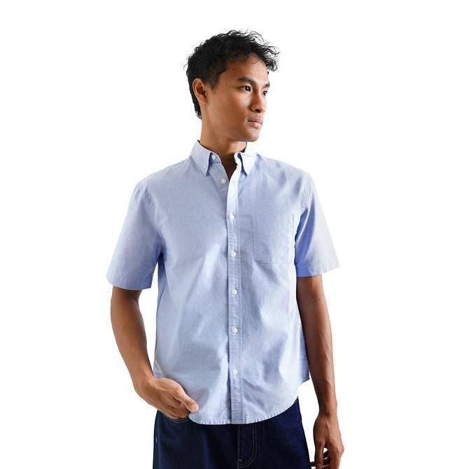 Folx Regular Fit Oxford Short Sleeve Shirt Terbaru !!!
