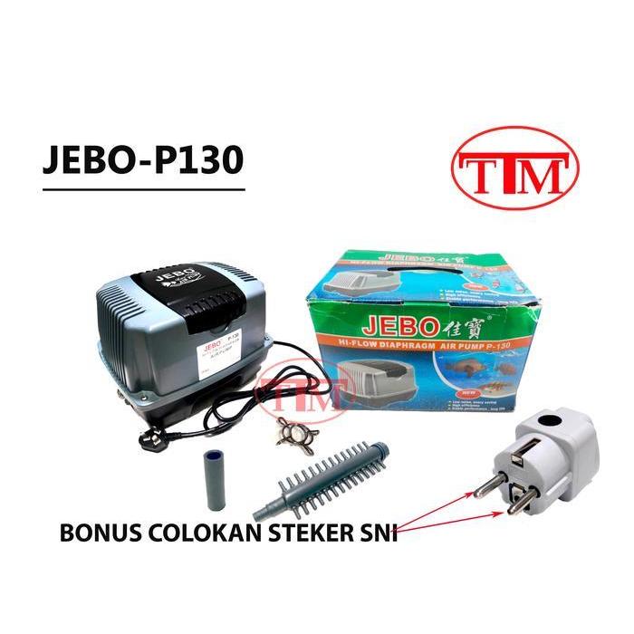 JEBO P130 AIR PUMP KOLAM IKAN POMPA UDARA OKSIGEN AERATOR JEBO P130