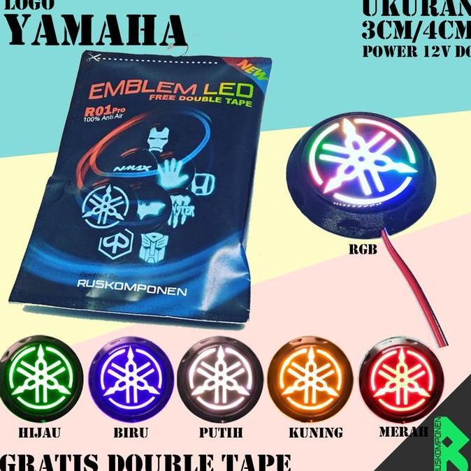 TERLARIS LAMPU VARIASI MOTOR LAMPU SEIN LED MOTOR LAMPU STOP EMBLEM LED YAMAHA