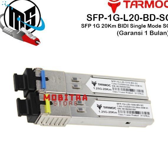 TERLARIS SFP TARMOC SFP-1G-BD-SM-20KM-SC | SFP 1G 20KM BIDI SINGLE MODE SC