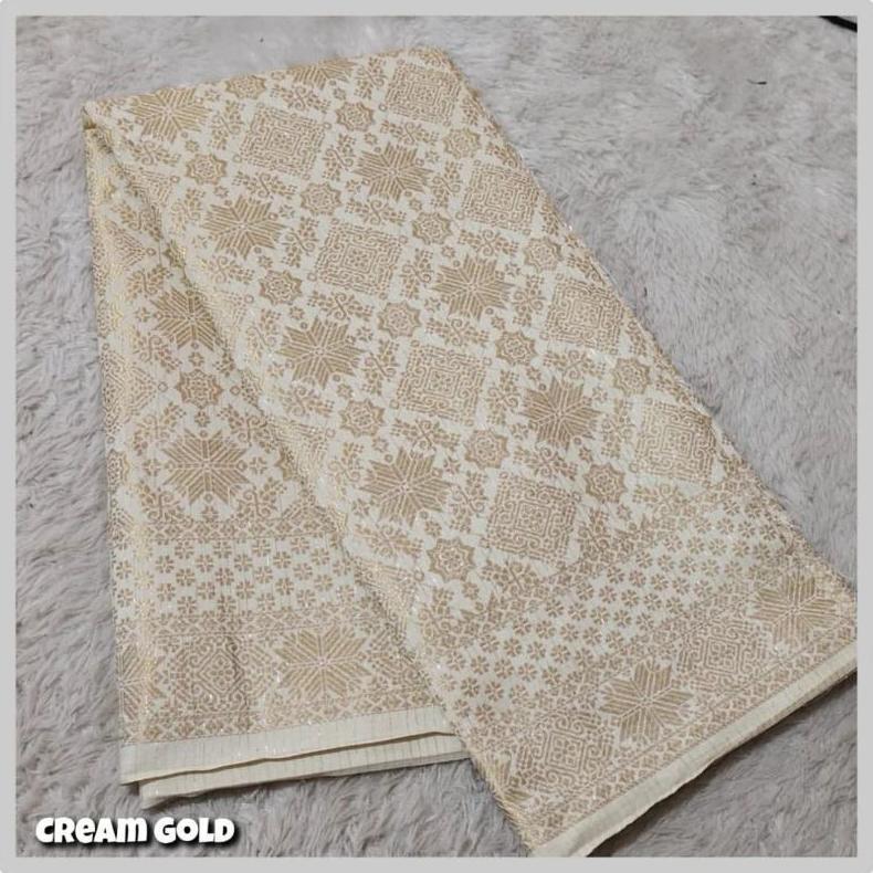 Awet Bahan Songket  Motif // Kain Songket Meteran / Songket Palembang Terbaru Modern