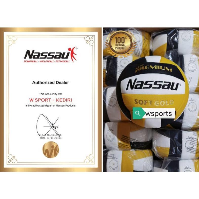 ELVARA BOLA VOLI VOLLY NASSAU NEW PREMIUM 3000 SOFT GOLD ORIGINAL PREMIUM