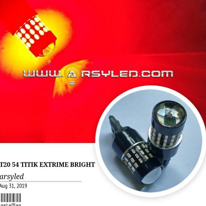 Arsy Led Lampu Rem T20 48 Titik Mobil Calya Sigra Atomic Heatsink Car