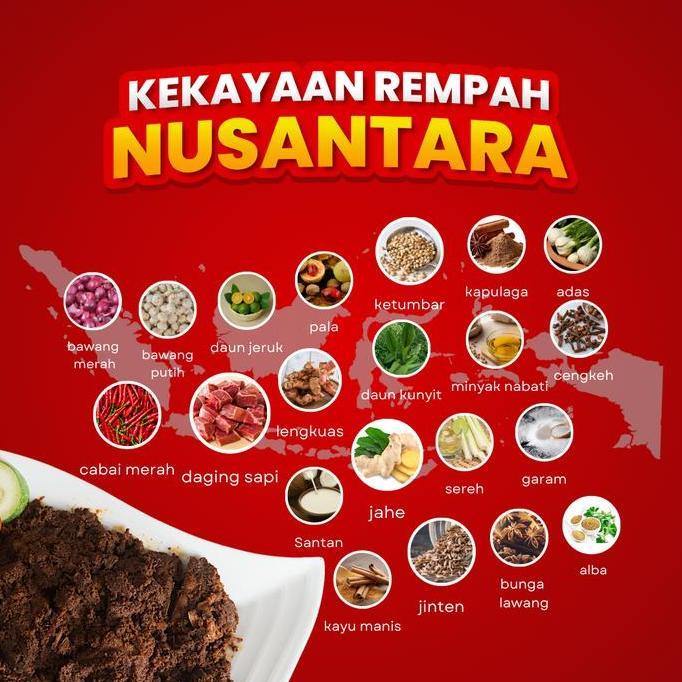 Foodx- Rendang Restu Mande : Rendang Sapi Original 300Gr