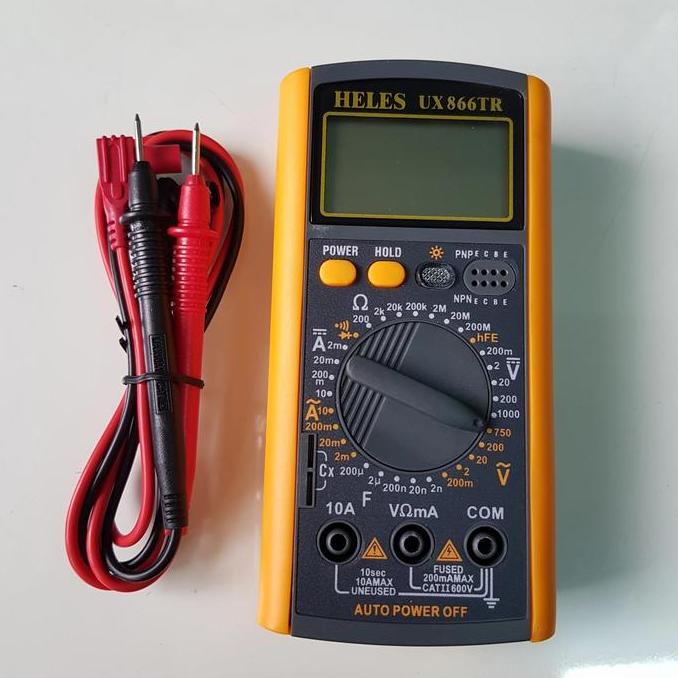 TERBARU - Multitester Heles Digital UX 866TR/Avometer Digital Heles UX 866TR