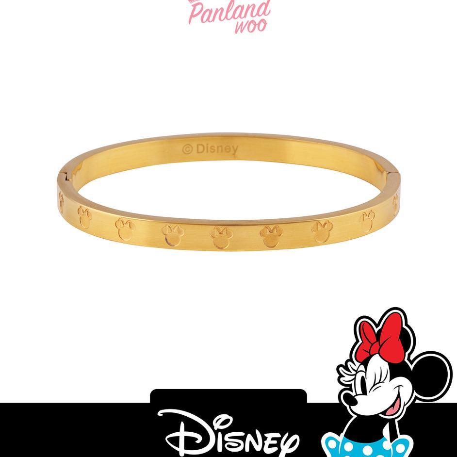 Panlandwoo - Mickey & Minnie Mouse Collection - Gelang Bangle Titanium Wanita Lucerne