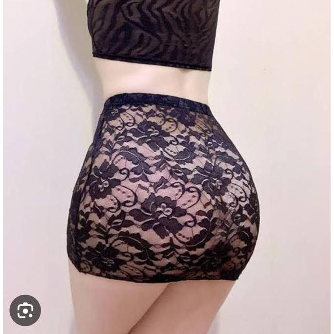 Wokex- Rok Span Mini Bodycon Transparan Seksi Elegan