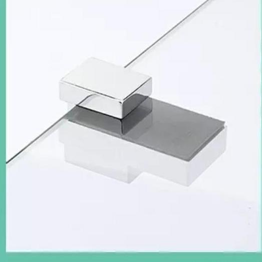 Jepitan kaca rak kleman 18mm chrome klem shelf ambalan kaca rak.