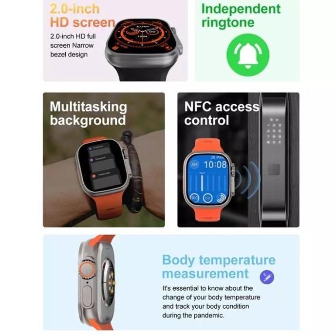 Original X8 Ultra Smart Watch 49mm Men Series 8 NFC Watch