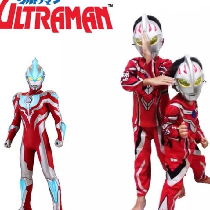 Baju Anak Kostum Ultraman Topeng / Setelan Anak Ultraman / Baju Anak Ultraman