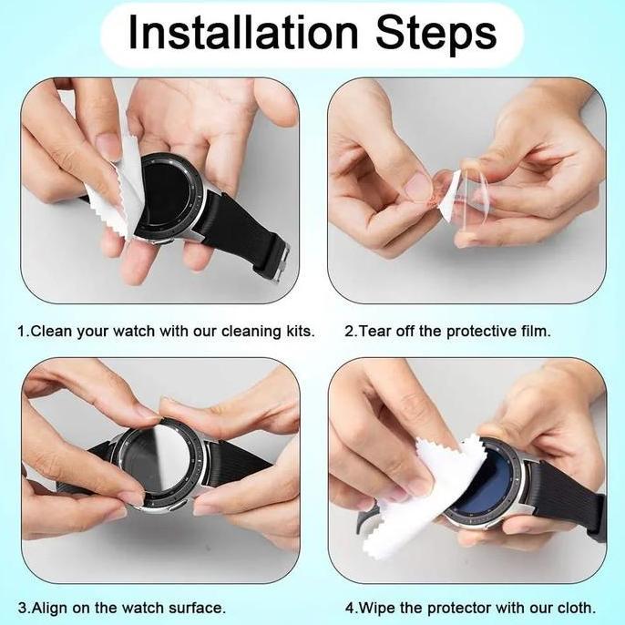 ANTI GORES TEMPERED SAMSUNG GALAXY 4 40MM PELINDUNG LAYAR SMART WATCH