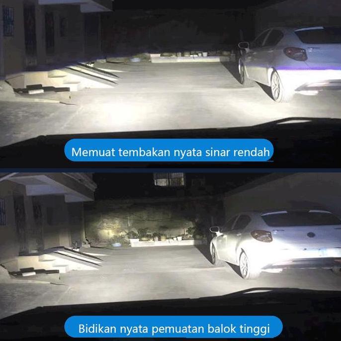AQZEVUN Lampu led h4 mobil Y7 lampu mobil led h4 super terang 50W lampu led motor super terang Y7 mi