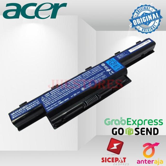 TERBARU - Baterai Laptop Original Acer Aspire 5750 5750G 5733 5755 5552 AS10D31
