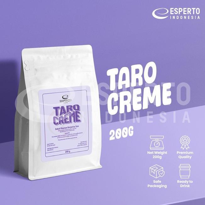 Esperto Caffe Taro Creme Bubuk Taro Taro Powder Bubuk Minuman