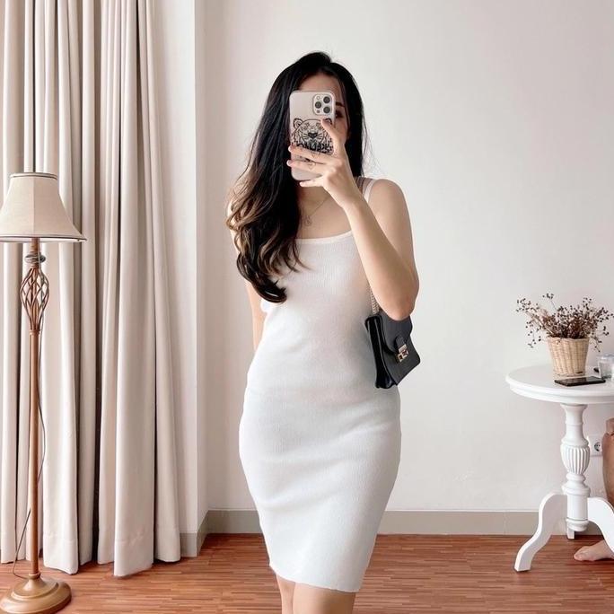 DISKON SPECIAL  Mini Dress Sexy Korean Style Bodycon Dress Wanita Remaja Dewasa / Tanktop Panjang Dr