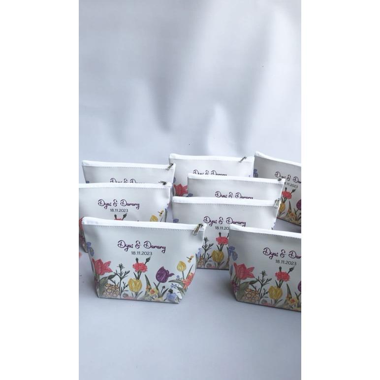 MAISONSHOP CARA POUCH FULL COLOR SOUVENIR PERNIKAHAN / SOUVENIR DOMPET MURAH / SOUVENIR POUCH / SOUV