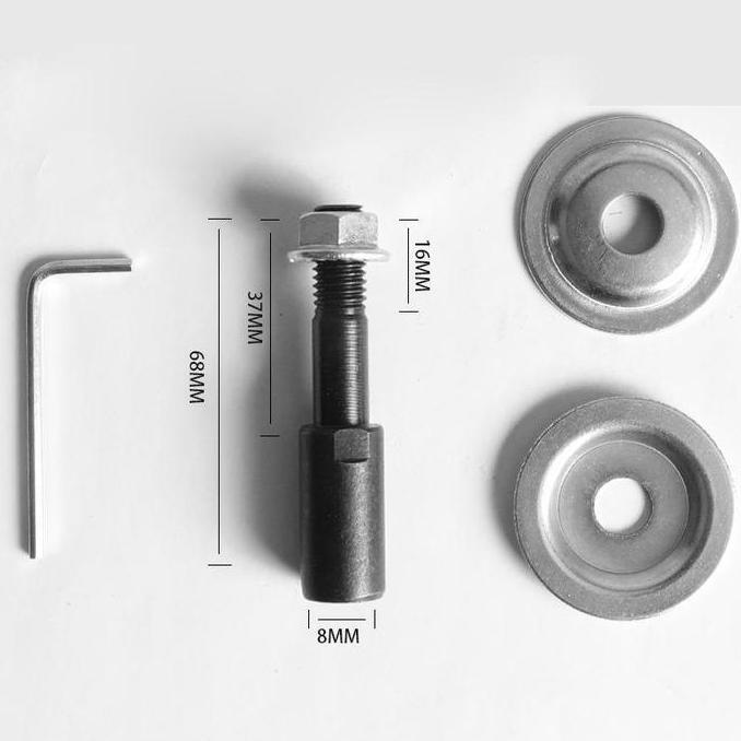 Fluent- 8-12Mm Paket Konektor Sambungan As Dinamo 775 Ke Gerinda Adaptor