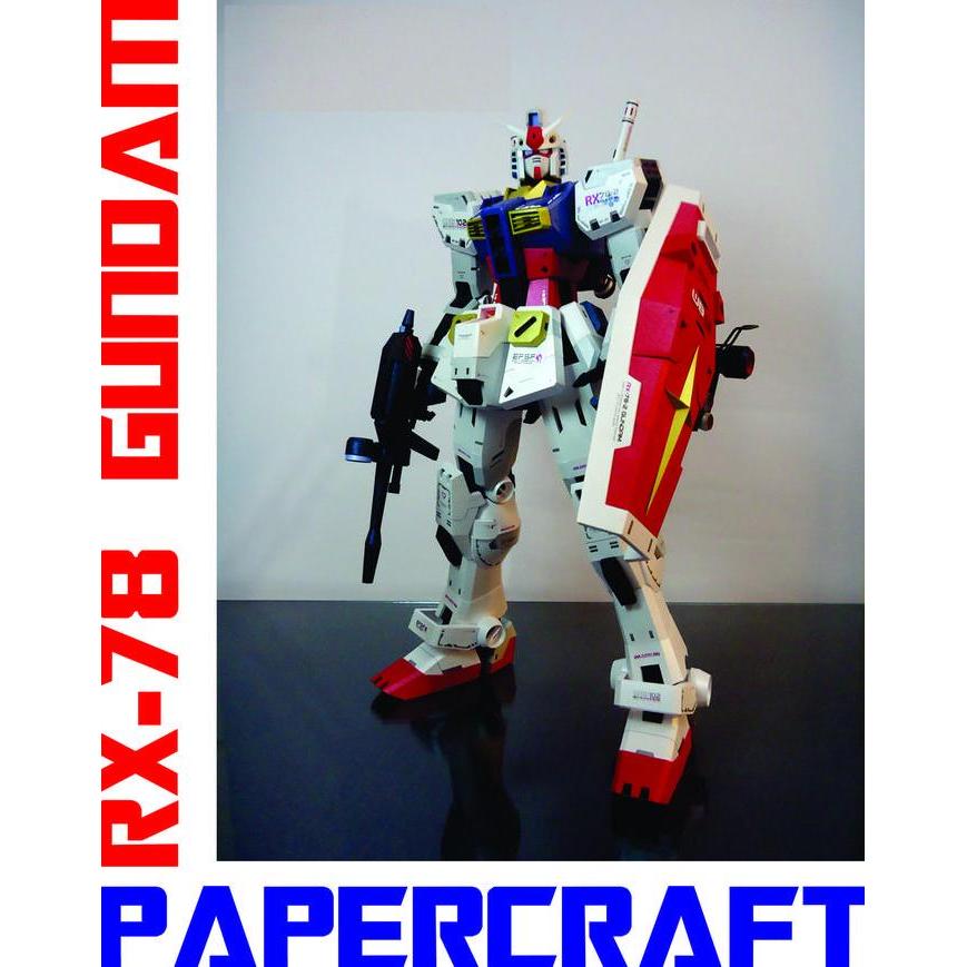 (Mainan Kertas) DIY Papercraft Gundam RX-78-2 Gundam BIG SCALE