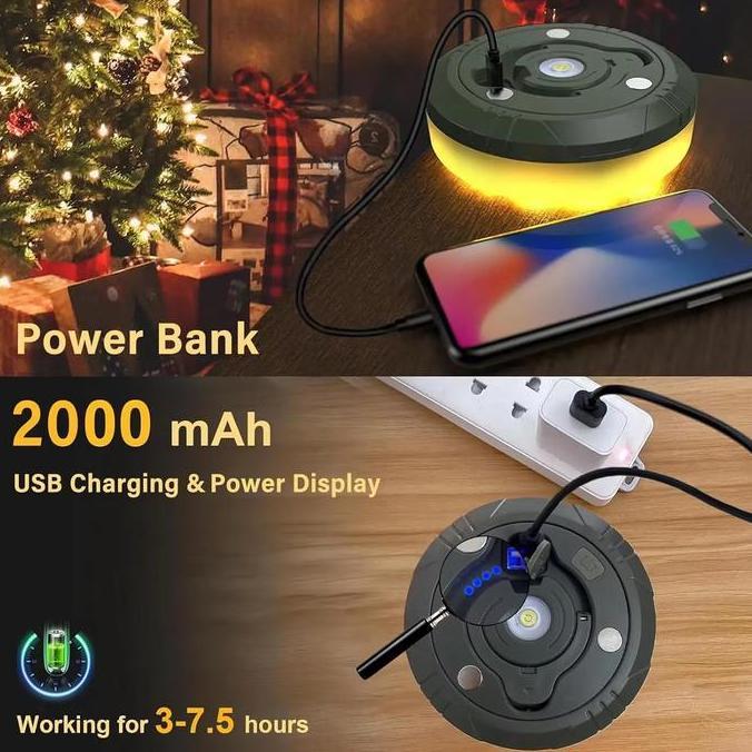 Fluent- Cod20M Lampu Led Strip Lampu Camping Outdoor 5 In 1 Strip Lampu Camping Led Atmosfer Panjang