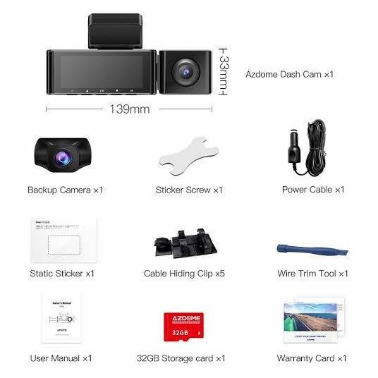 Promo Azdome M550 - Dashcam, Dash camera Diskon