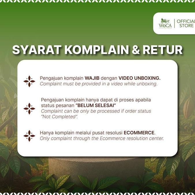 Dolci- Woca Kopi Bubuk Bali Robusta 20 Sachets