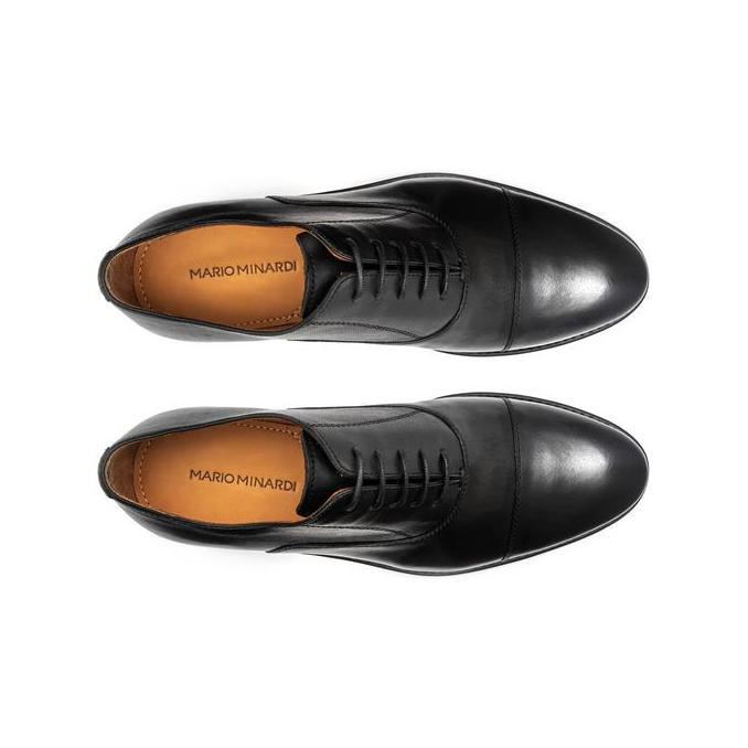 Sepatu Pria Federico Black Sepatu Kulit Oxford Pria By Mario Minardi
