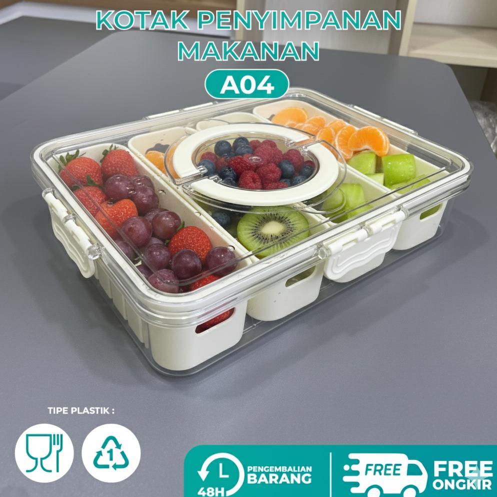 Discount Kotak Penyimpanan Kulkas Kontainer Kulkas - Keranjang Pengering Sayuran Buah Dengan Saringa