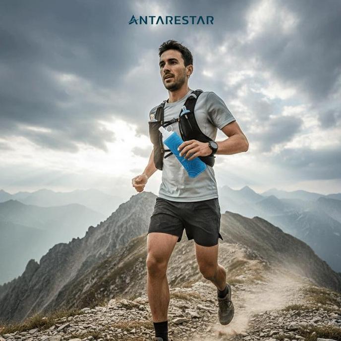 Posizioni- Antarestar Soft Flask 500Ml Botol Minum Lipat Tpu Ringan Bpa Free Untuk Hiking Lari Trail