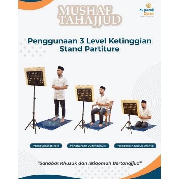 Standbook Tripod standing penyangga al quran - stand buku Rehal- rekal- lekar berdiri stand al quran