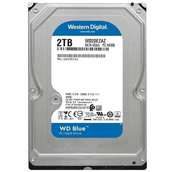 HARD DISK HDD INTERNAL WESTERN DIGITAL WD BLUE 2TB 7200 RPM WD20EZBX