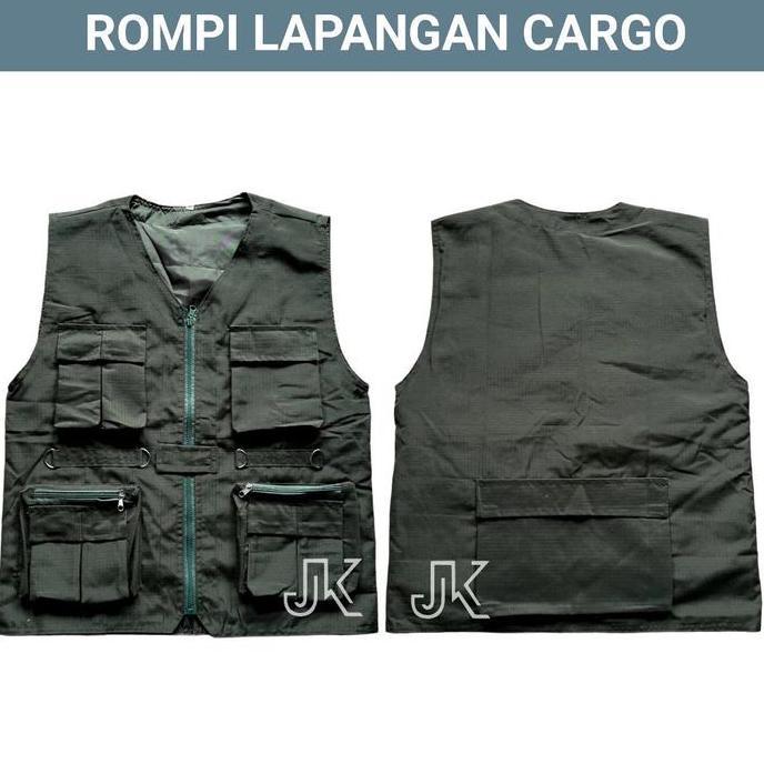 Uomo- Rompi Lapangan Bahan Ripstop - Vest - Tactical - Wartawan - Proyek