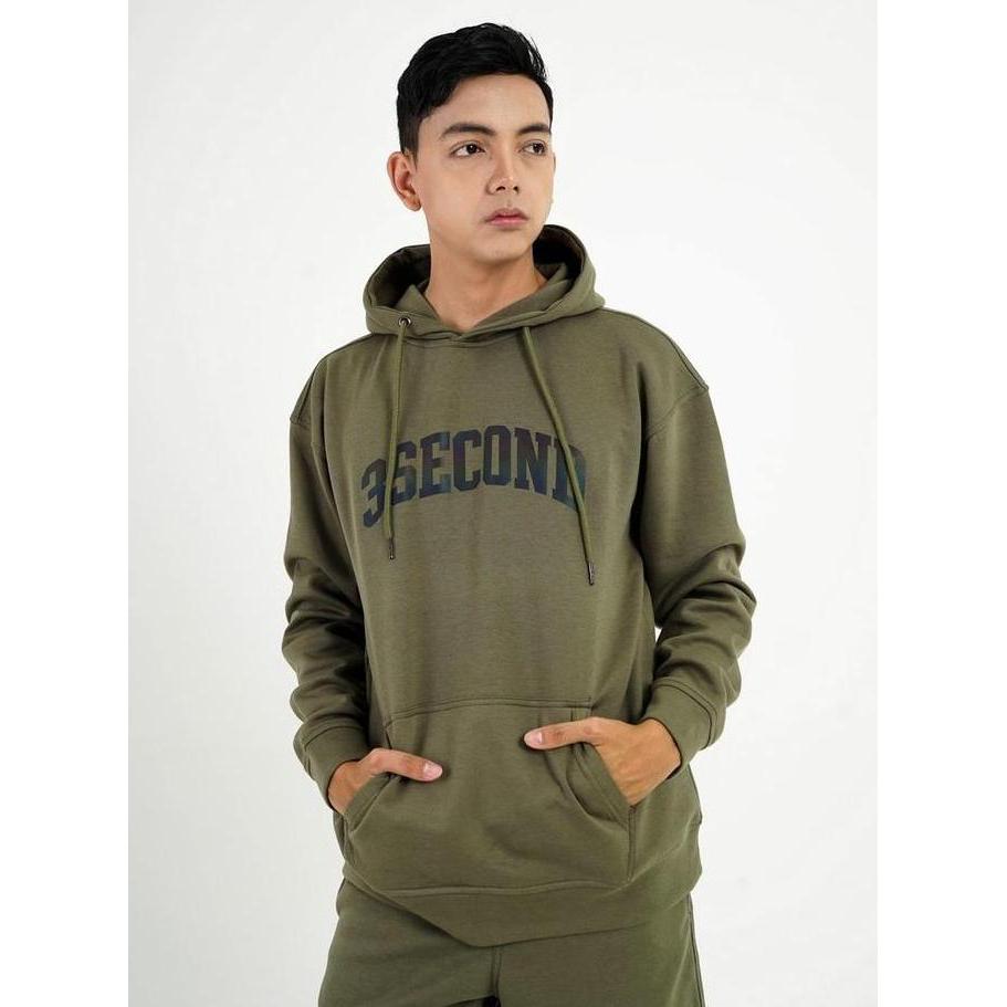 Uomo- 3Second Jaket Pria Hoodie Katun Houdini Ol-C160924 Panjang Keren